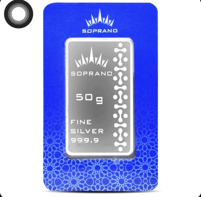 شمش نقره 50 گرمی - Image 2