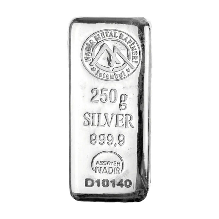 شمش نقره 250 گرمی